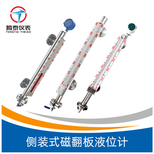 <b>側(cè)裝式磁翻板液位計</b> <b>側(cè)裝式磁翻板液位計</b>