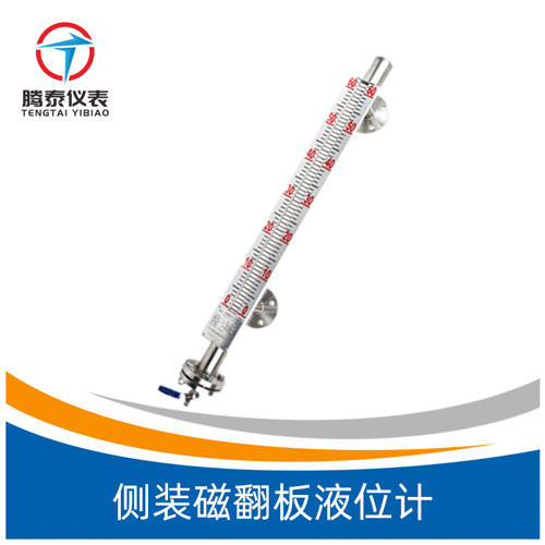 <b>側(cè)裝磁翻板液位計</b> <b>側(cè)裝磁翻板液位計</b>